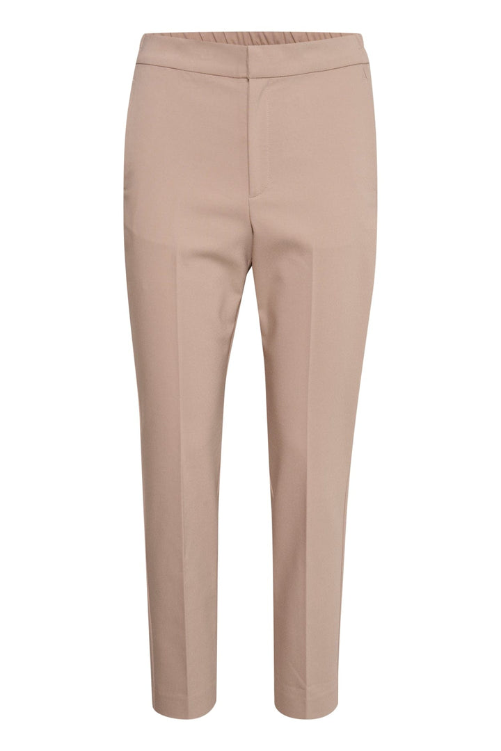 Zellaiw Flat Pant Mocha Grey | Bukser | Smuk - Dameklær på nett