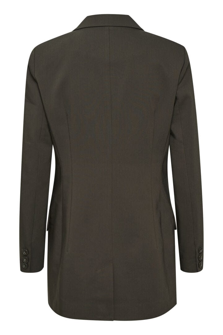 Zellaiw Long Blazer Truffle | Blazer | Smuk - Dameklær på nett