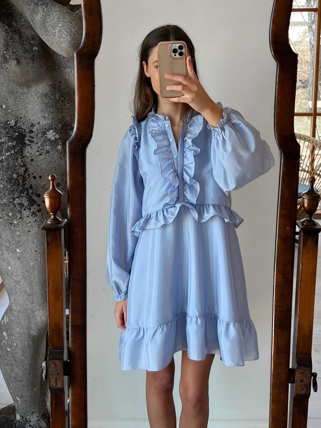 Zinka Solid Dress Light Blue | Kjoler | Smuk - Dameklær på nett