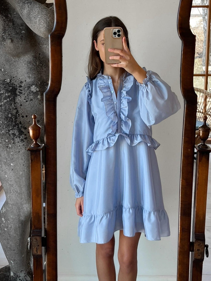 Zinka Solid Dress Light Blue | Kjoler | Smuk - Dameklær på nett