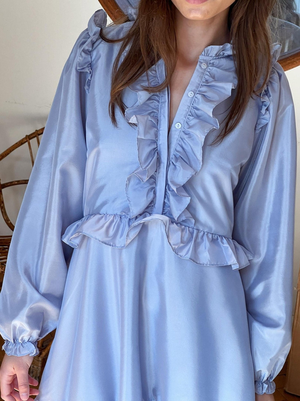 Zinka Solid Dress Light Blue | Kjoler | Smuk - Dameklær på nett