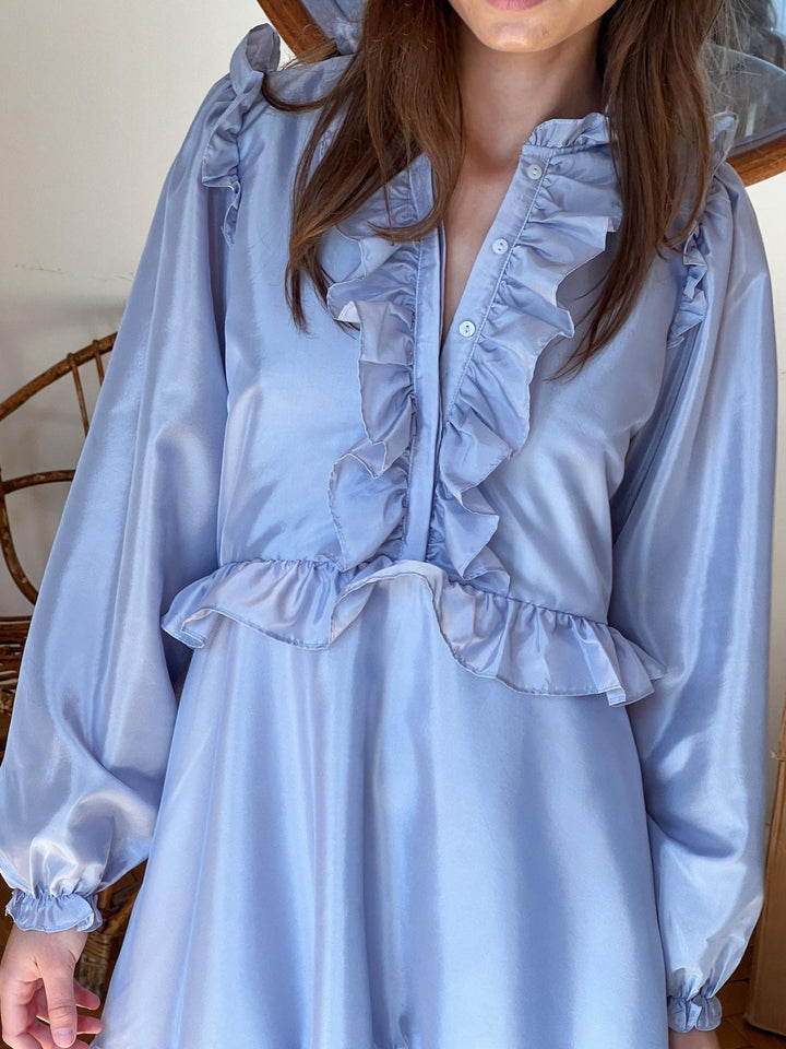 Zinka Solid Dress Light Blue | Kjoler | Smuk - Dameklær på nett