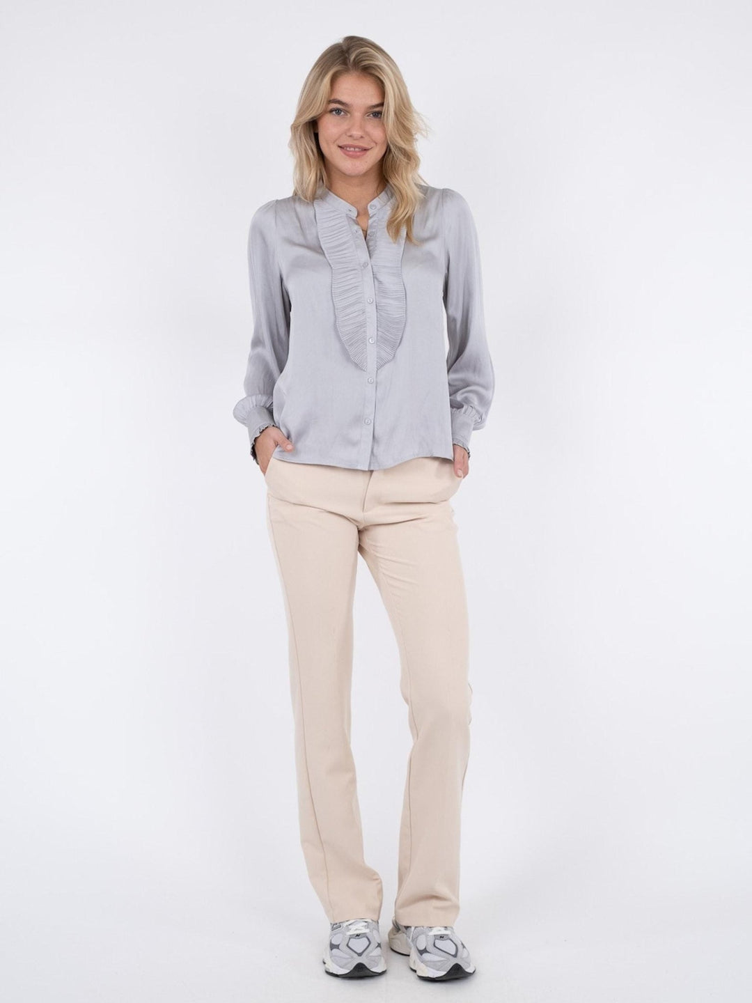 Zola Blouse Grey | Skjorter og bluser | Smuk - Dameklær på nett